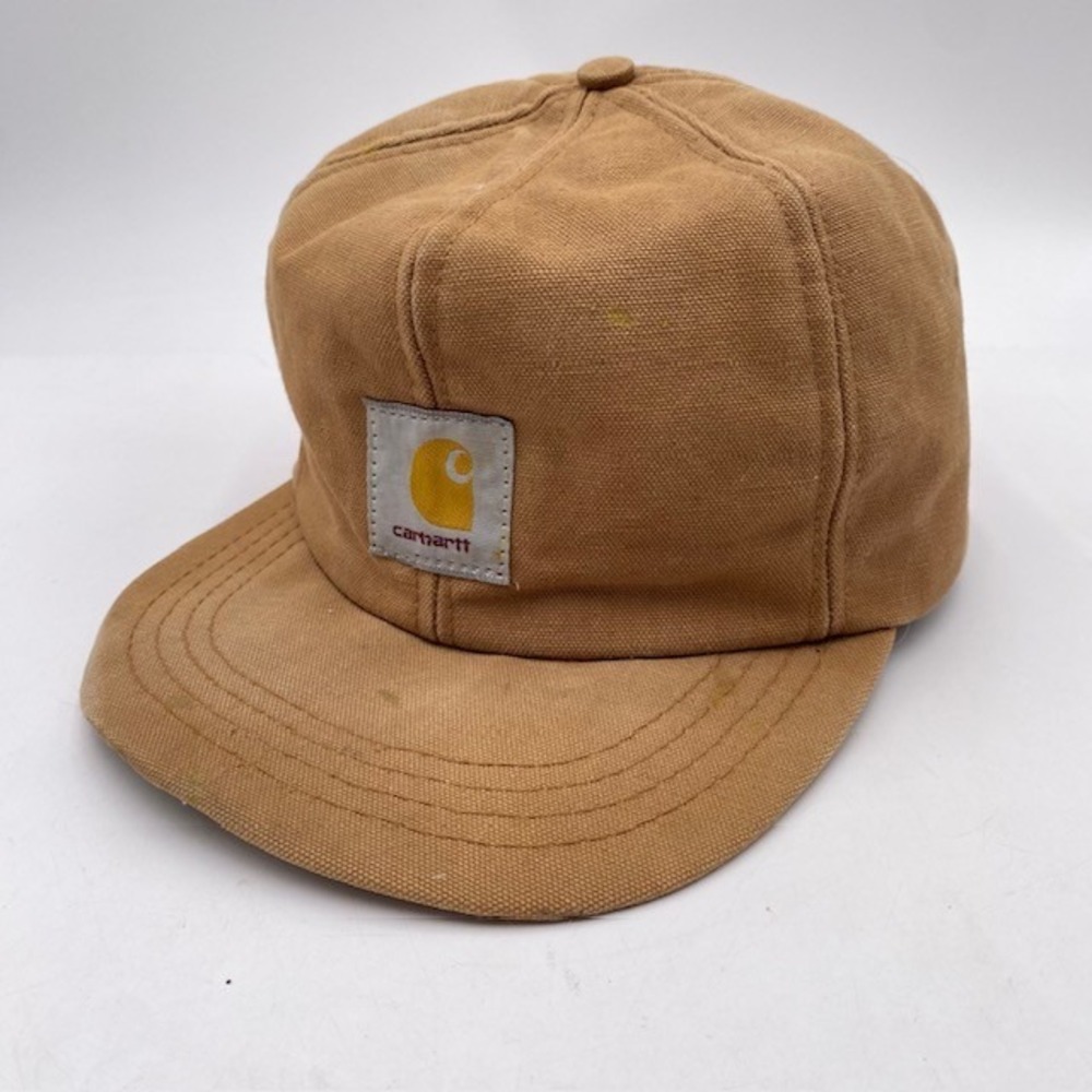 Carhartt Vintage Thinsulate Ear Flap Hat Men Large Brown Duck Canvas Made in USA